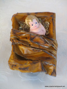 Culla fuocheggiata con Bambinello