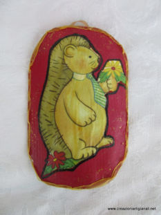 Orsacchiotto giallo in terracotta