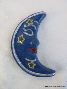 luna blu in terracotta