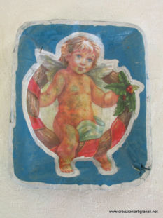 portacenere con angioletto