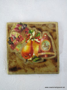 Sottobicchiere con frutta